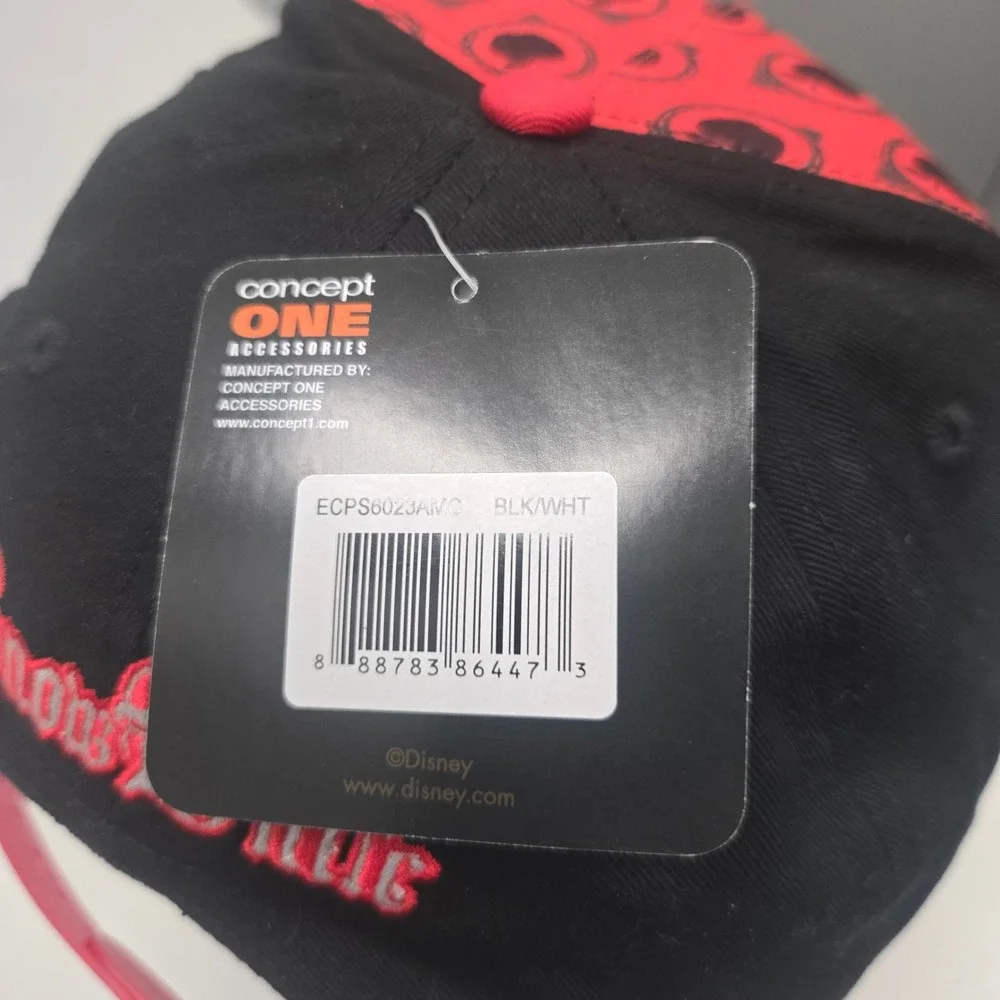 Disney Princess Snow White Snapback Hat Black Red Just One‎ Bite ECPS6023AMC NEW